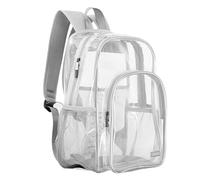 Zaino trasparente, zaini trasparenti per la scuola, zaino trasparente da stadio, borsa per il libero, grande borsa per libri, zaini resistenti per uomini e donne, scuola, lavoro, sport, Re
