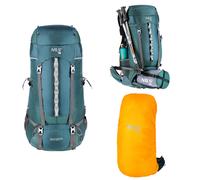 Zaino Trekking 65L Escursionismo Outdoor Backpacking con Coprizaino NILS NC1949
