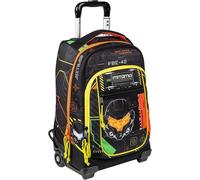 Zaino Trolley 2 Ruote Mitama Scuola fluo battle Doppio Scomparto by seven