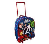 Zaino Trolley Asilo Avengers Marvel 28 cm con Maniglia Estensibile