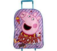 Zaino Trolley Con Ruote Per Bambini Peppa Pig Valigia Da Cabina Per Viaggi