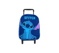 Zaino Trolley Disney Stitch Bambini Scuola Viaggio Valigia con Rotelle