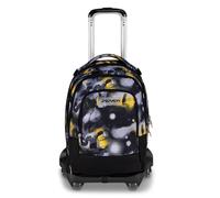 Seven Trolley Scuola Jack 8 Ruote Detach GOLDEN PAINT, Grigio, 34 L, Scomponibile, Zainetto staccabile, 4 in 1, Cross-over System, Tasche multifunzione, Scuola elementare e media, Bambini, Ragazzi