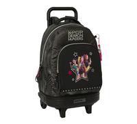 Safta K-pop Demon Hunters Energy 33l Wheeled Backpack Nero Bambini