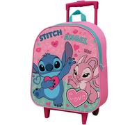 Zaino Trolley Valigia Rosa Lilo & Stitch Per Bambini