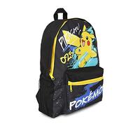 Zaino ufficiale Pokemon Pikachu per bambini, zaino per la scuola, Nero