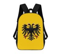 Zaino unisex con bandiera del Sacro Romano Impero stampato, 43,2 cm, zaino da viaggio per computer portatile, per donne e uomini