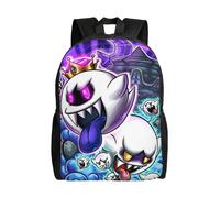 Zaino unisex Dark Luigis Mansion Boo, borsa per computer portatile, borsa per studenti universitari,
