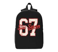 Zaino Unisex Elegante con Stampa per Adolescenti e Bambini, Traspirante, per la Scuola, con Tasche Laterali, Leggero e Resistente, per Viaggi, Escursioni, attività all'aperto (Light Purple, One Size)