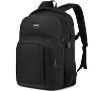 Zaino Uomo Donna, Zaino Scuola Superiore Media Università per PC Portatile 15.6 Pollici con Porta di Ricarica USB