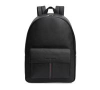 Zaino Uomo Tommy Hilfiger TH Central Backpack Nero in Pelle Sintetica AM0AM14165