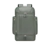 Zaino Uomo，zaino per viaggio impermeabile antifurto trekking，zaino da viaggio uomo borsa da aereo Con scomparto per le scarpe(Classic army green)