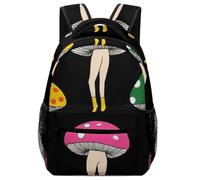 Zaino Various Mushrooms Ladies Unique Mushroom Backpack Unisex Daypack Trekking Zaino Da Scuola Per Notebook Scuola Outdoor