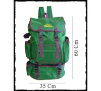 zaino verde con borsa termica grande porta canne pesca caccia surfcasting