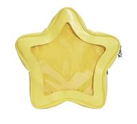Zaino versatile di grande capacità trasparente progettato per studenti e viaggiatori che hanno bisogno di ampio spazio e praticità zaino per donne zaini ragazze zaini scuola ragazze preppy, Giallo