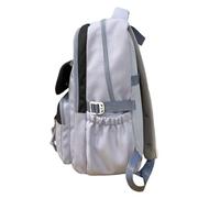 Zaino Versatile Per Adolescenti Con Elegante Borsa Libri In Nylon Con Impiombatura In Colori A Contrasto La Scuola Zaino Essenziale La Scuola Superiore