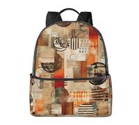 Zaino vintage per giornali per donne e uomini retrò per riviste adolescenti borsa per la scuola bookbag casual zaino per college viaggi lavoro