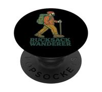 Zaino Wanderer Escursionismo Bastone Walker PopSockets PopGrip Adesivo