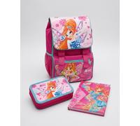 ZAINO WINX CLUB ESTENSIBILE CON ASTUCCIO 3 ZIP E DIARIO SCUOLA ELEMENTARE