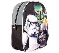 Zaino Zainetto Asilo Star Wars 3d Effetto Rilievo Nuova Edizione Grigio e Nero