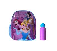 Zaino Zainetto Con Borraccia Asilo Da Bambina Disney Principesse Borsa Scuola