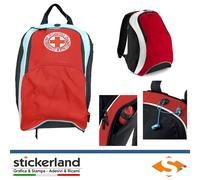 Zaino zainetto con toppa personalizzata CROCE ROSSA ITALIANA