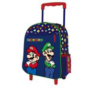 ZAINO Zainetto TROLLEY ASILO SUPER MARIO BROS e LUIGI new a