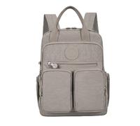 zaino Zaino Casual Alla Moda, Resistente All'acqua Con Tasche Multiple For La Scuola, I Viaggi, L'università, All'aperto, Zaino For Laptop For Uomini E Donne sacchetto a dorso(Kaki)