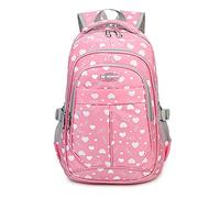 zaino, Zaino grande for studenti, ragazzi e ragazze - for la scuola(Roze)