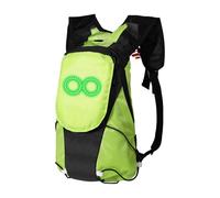 Zaino - Zaino per adolescenti Glow, scuola riflettente con USB | portatile resistente all'acqua per ragazzi e ragazze, chiusura a cerniera antifurto e tasche, sa, verde, Se référer au descriptif