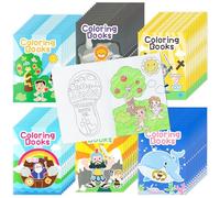 Zainpe 72 libri da colorare per bambini libri da colorare per bambini libro da disegno artistico fai da te di Pasqua con croci dell'arca di Gesù Noè Libretto di colore per la scuola in classe