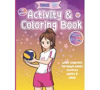 ZAIRAH'S WORLD: BUMP, SET, SOAR! ACTIVITY & COLORING BOOK: GIRLS VOLLEYBALL THEMED ACTIVITY & COLORING BOOK FOR AGES 8-12