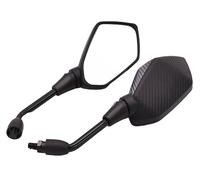 ZAISCH Retrovisore per Keeway per Tx125 per TX 125 Specchietti Retrovisori per Moto Specchio Convesso Laterale Posteriore Specchietti Laterali (Misurare : Fibra di Carbonio)