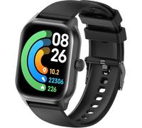 zaisia smartwatch donna uomo con funzione telefono, touch screen HD da 2,01", orologio fitness con cardiofrequenzimetro, monitor del sonno, contapassi, IP68, impermeabile, orologio sportivo, Fitness