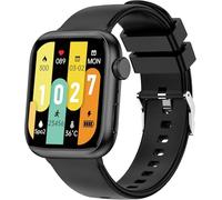 zaisia Smartwatch Uomo Donna, 1.85" Orologio Smartwatch con Chiamare/Rispondere, Molteplici Modalità Sportive con Contapassi/Sonno/Cardiofrequenzimetro, IP68 Smart watch per Andorid iOS
