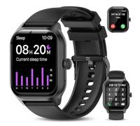 zaisia Smartwatch Uomo Donna con Chiamare/Rispondere, 2.01" Molteplici modalità Sportive Orologio Smartwatch con Contapassi/Sonno/Cardiofrequenzimetro, IP68 Orologio Intelligente per Andorid iOS