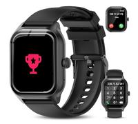 zaisia smartwatch uomo donna smart watch con funzione telefono 2,01" touch screen fitness tracker IP68 impermeabile orologio fitness con contapassi, multiple modalità sport orologio da polso per