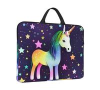 Zaixiansj 14 pollici Octagon Building Print Laptop Case Bag Sleeve Bag, Maniglia Portatile, Viaggi d'affari, Tasca Accessori per Notebook, Tablet, Stella a un cavallo, Taglia unica