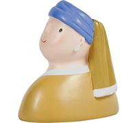 zaizai Vaso per Fioriera per Esterni per Interni Vaso per Fioriera per Piante Grasse in Resina Vaso per Fioriera per Viso Umano Urna Decorazione per Giardino di Casa Scultura, Frida Kahlo