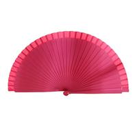 Zajop Elegante ventilatore alla moda classico vintage in legno spagnolo tinta unita pieghevole per matrimoni e feste da ballo tinta unita pieghevole ventilatore