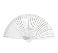 Zajop Elegante ventilatore alla moda classico vintage in legno spagnolo tinta unita pieghevole per matrimoni e feste da ballo tinta unita pieghevole ventilatore