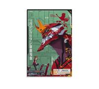 ZAJSGPUR Neon Genesis Evangelion EVA-02 Production Model Poster decorativo da parete su tela, poster decorativo moderno per camera da letto, per camera da letto, 60 x 90 cm