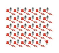 ZAJYZZF 5-30 Set M6 Raccordi for ingrassatori Idraulici in Ferro e Zinco Raccordi for ingrassatori Dritti/angolari di 45/90 Gradi(30pcs Straight)