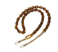 ZAJYZZF Accessori for Borse da Donna alla Moda, Catene in Resina acrilica ambrata, tracolle di Lusso, graziose Catene for Pochette da Donna(Amber 120cm)