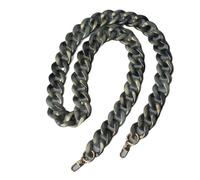 ZAJYZZF Accessorio for Borsa da Donna alla Moda, Parti Staccabili, Catena di Ricambio, Tracolla di Lusso in Resina Bianca e Verde, da Donna, in Acrilico(Gray 120cm)