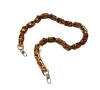 ZAJYZZF Borsa da Donna alla Moda, Accessorio a Catena in Resina acrilica ambrata, Tracolla di Lusso, Pochette da Donna, Borsa a Tracolla(80cm-01)