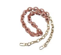 ZAJYZZF Borsa da Donna alla Moda, Accessorio a Catena, Verde, Marrone, Beige, in Acrilico, con Tracolla di Lusso, Pochette da Donna, Manico(Pink 90cm)