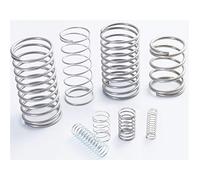 ZAJYZZF Molla di Compressione a Punto Piccolo in Acciaio Inossidabile da 0,8 mm, 0,8x5x, Lunghezza 10-50 mm, 10 Pezzi, Resistente alla Compressione e Durevole(30mm)