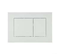 ZAJYZZF Pannello con Pulsanti di Scarico for WC, placca Doppia, Pannello Lavoro Invisibile for, for TECE (9240401 9240407 9240417)(White(9240417))