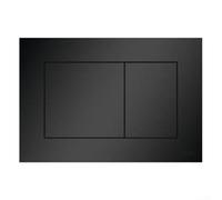ZAJYZZF Pannello con Pulsanti di Scarico for WC, placca Doppia, Pannello Lavoro Invisibile for, for TECE (9240401 9240407 9240417)(Black(9240407))